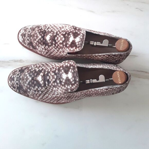 FREE PEOPLE SNAKE EYE REPTILE PRINT SLIP-ON LOAFER SNEAKER SZ 9.5 - Picture 1 of 8